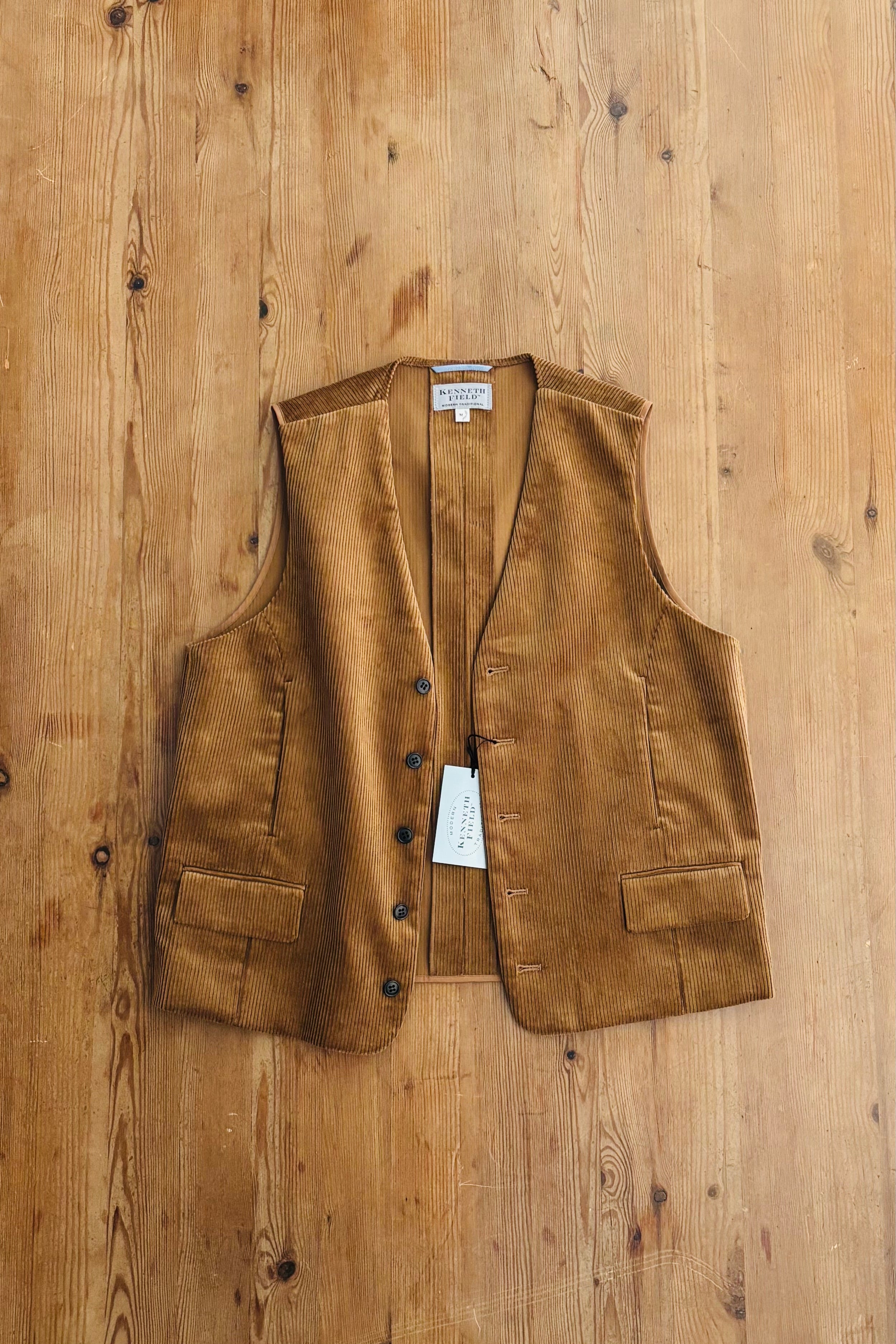 KENNETH FIELD - IRON VEST Ⅱ - 8W CORDUROY