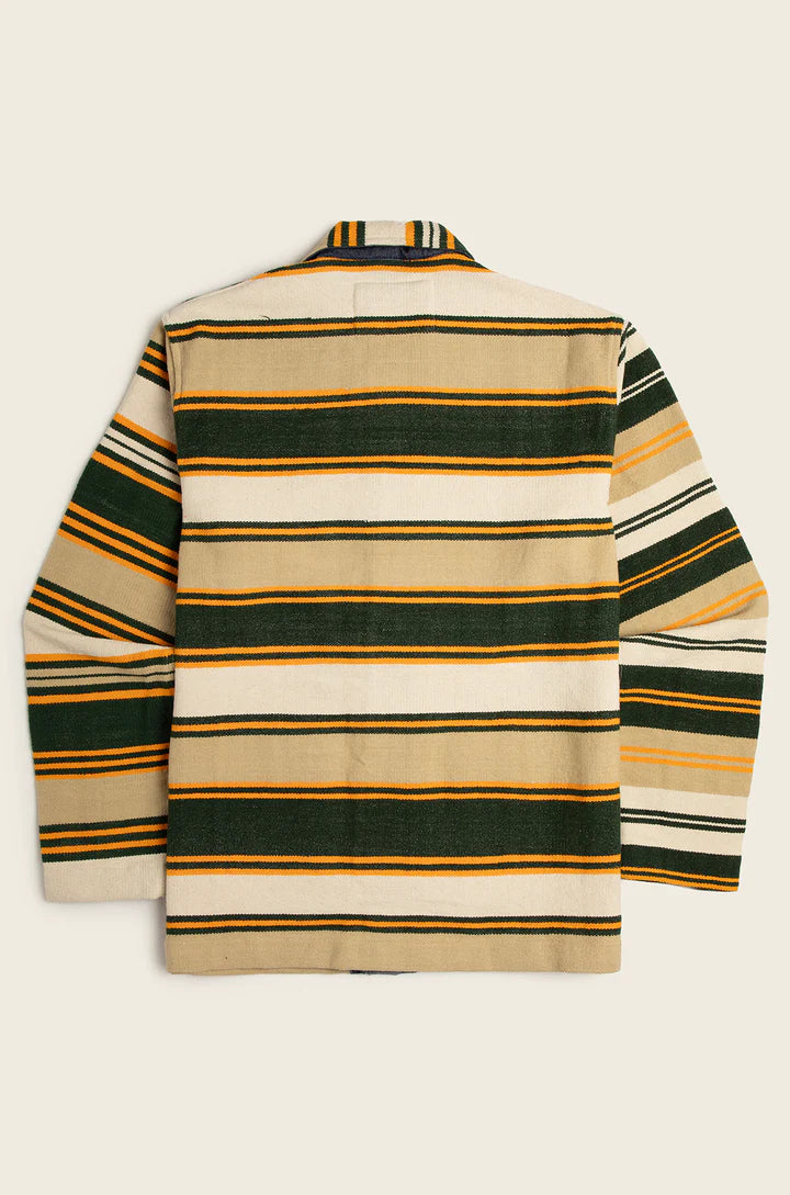 ORIGINAL MADRAS TRADING COMPANY - No140 BEACH MAT WEAVE JACKET - YELLOW