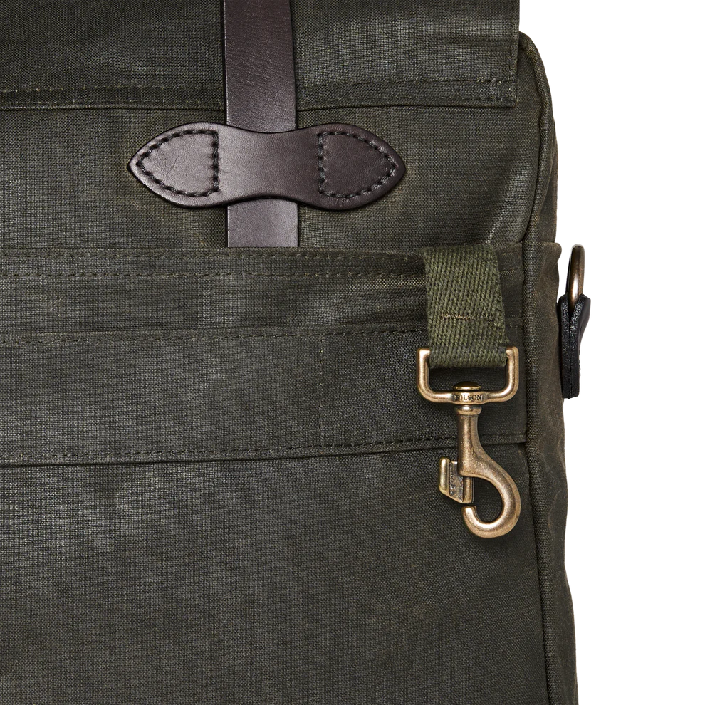 FILSON - 24 HOUR TIN CLOTH BRIEFCASE - OTTER GREEN