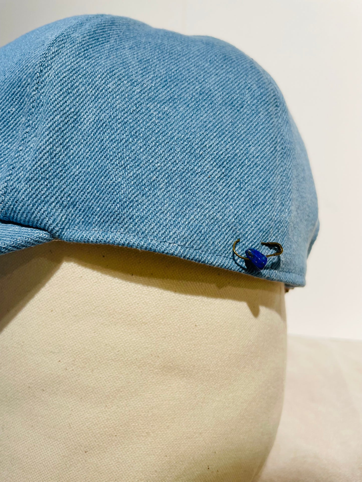 【再値下げ】SUPER DUPER - POKEY DENIM BASEBALL CAP - DOUBLE WASH