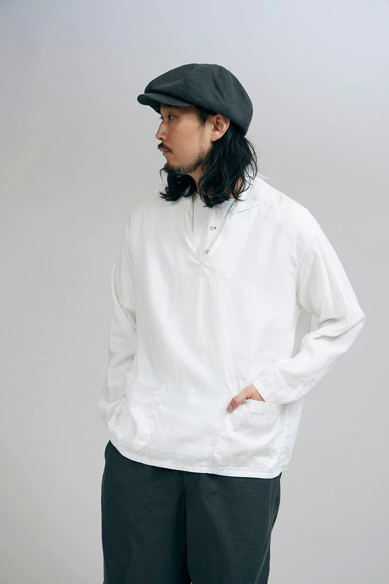 Nigel Cabourn - FRENCH PULLOVER SHIRT - HEMP