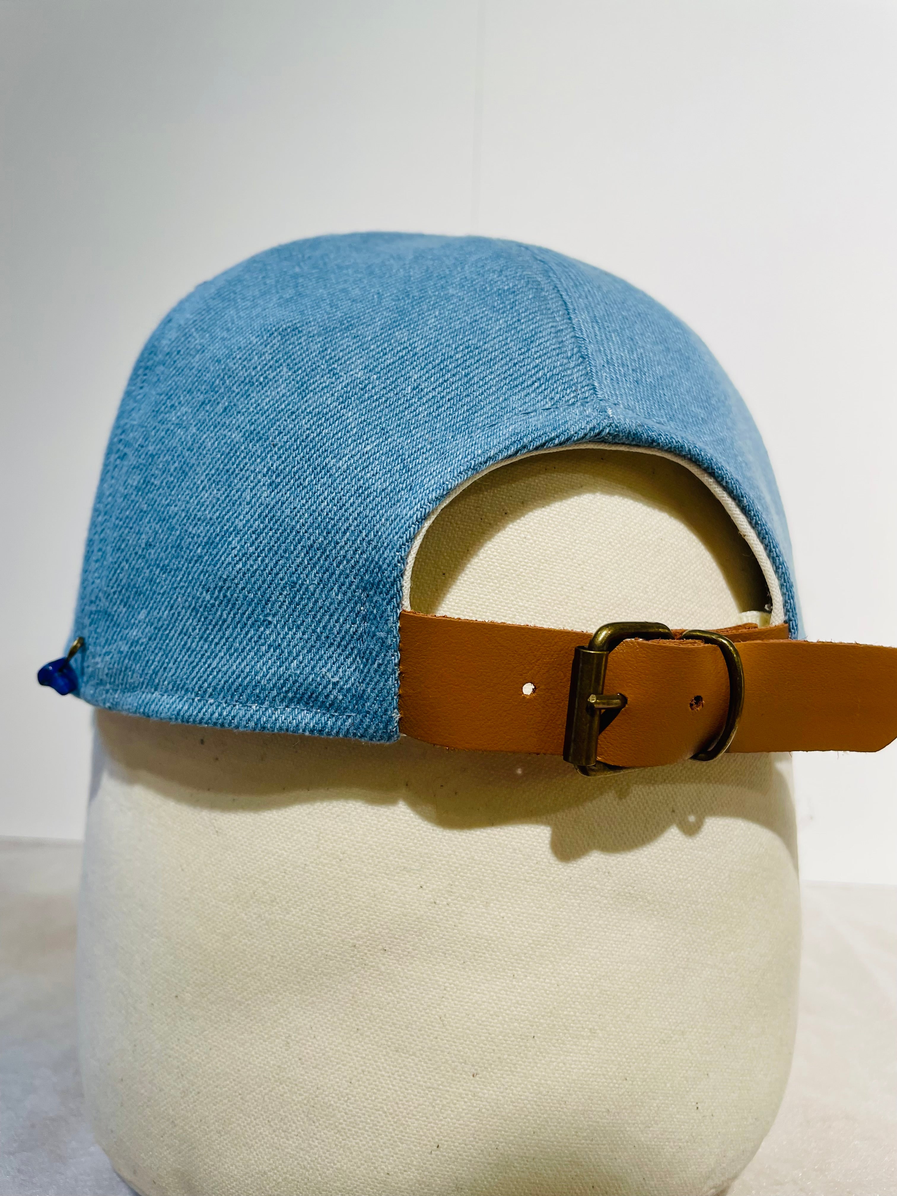 【再値下げ】SUPER DUPER - POKEY DENIM BASEBALL CAP - DOUBLE WASH