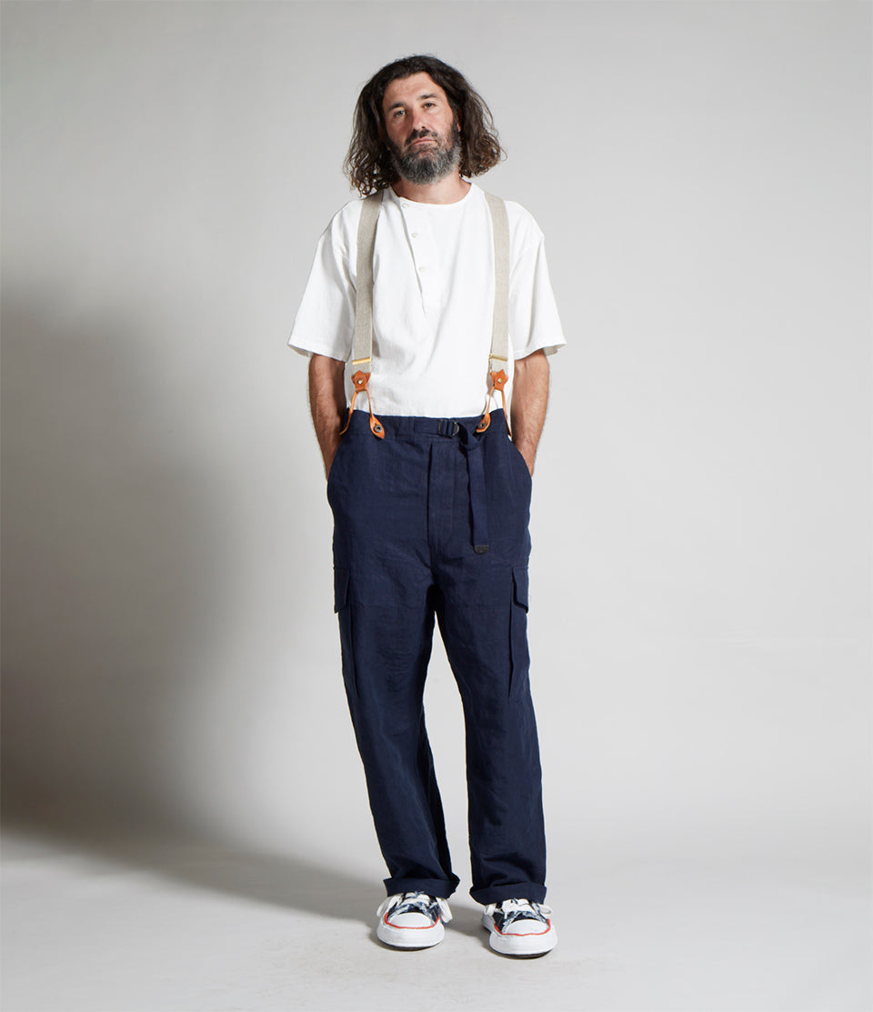 Nigel Cabourn - US ARMY SUSPENDER - LINEN