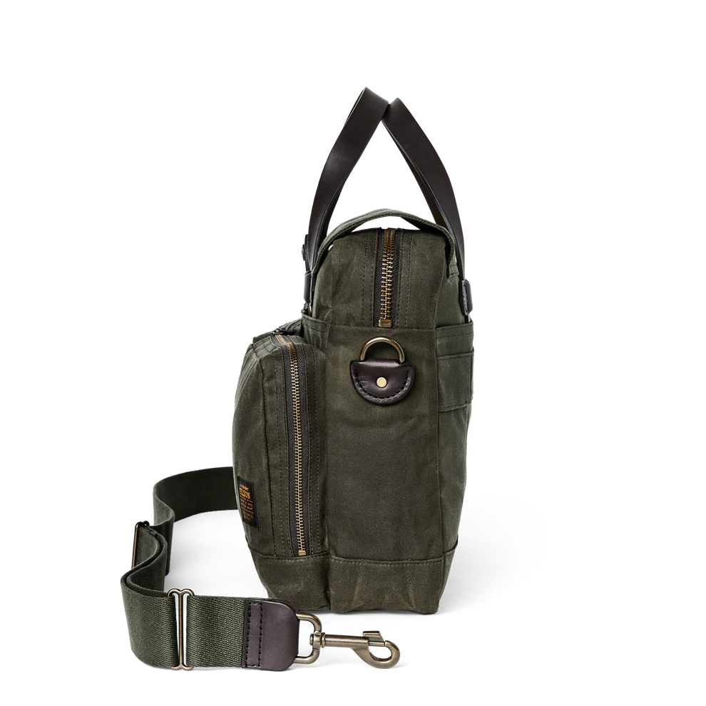 FILSON - 24 HOUR TIN CLOTH BRIEFCASE - OTTER GREEN