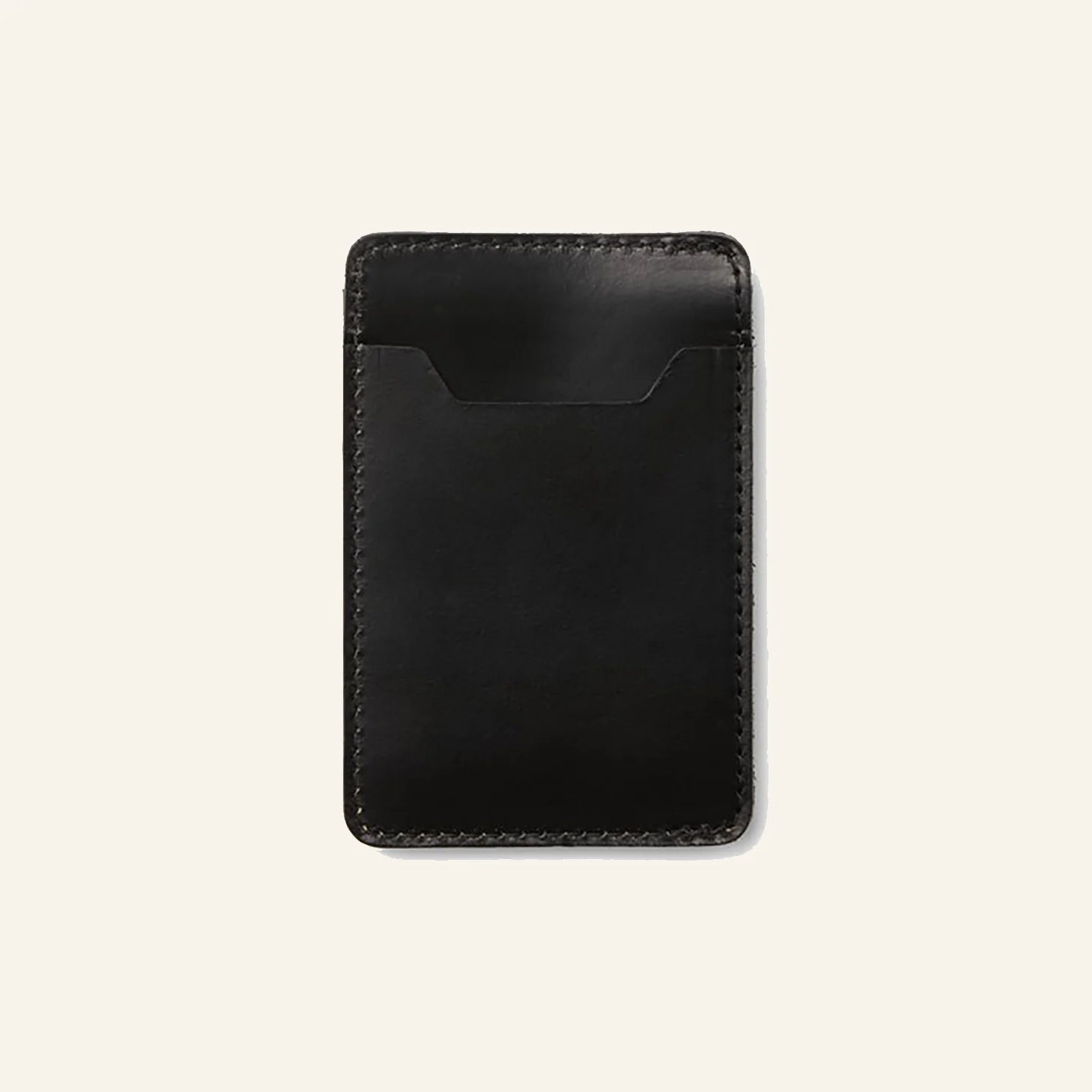 FILSON - LEATHER CARD CASE - BLACK