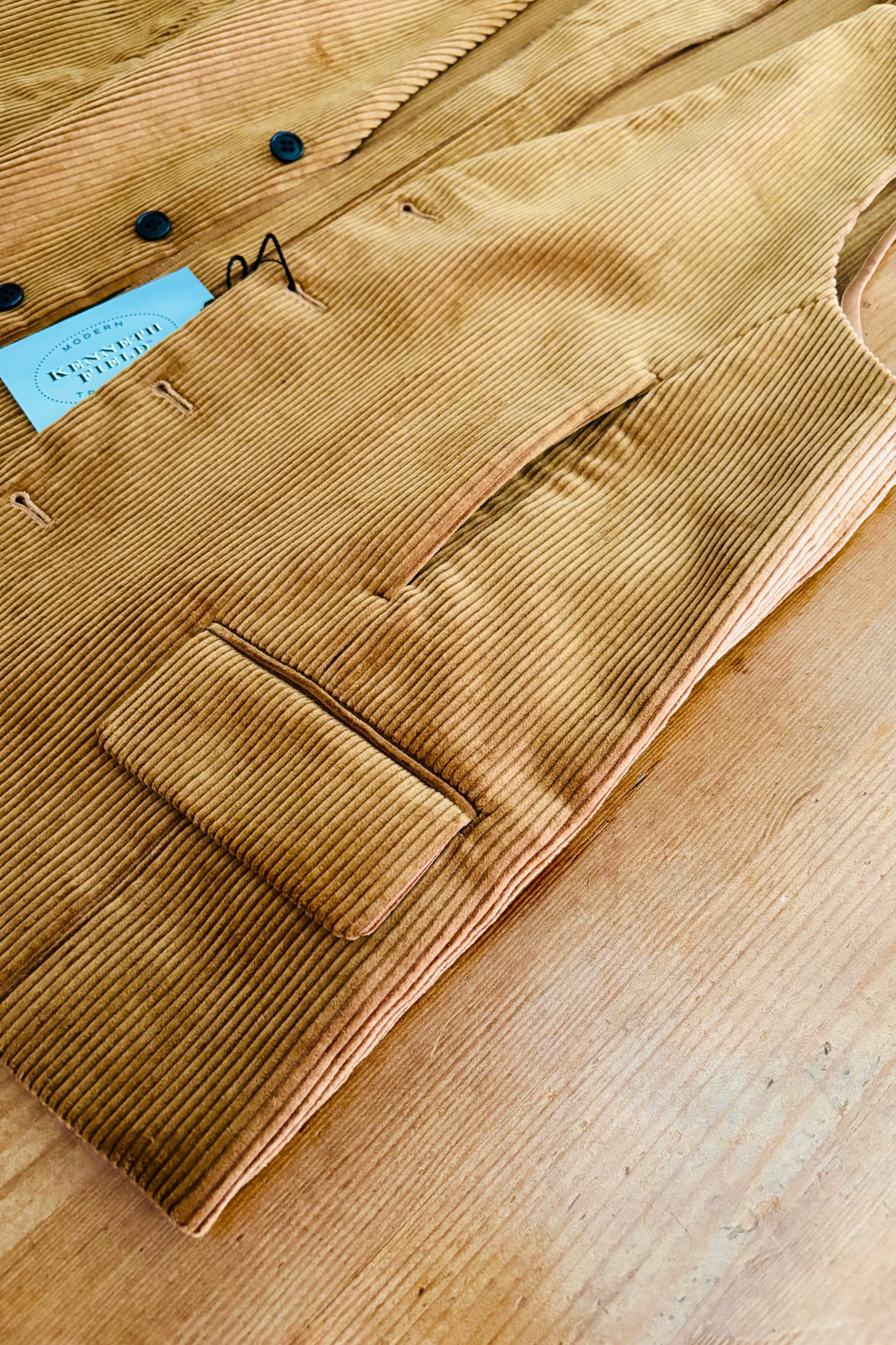 KENNETH FIELD - IRON VEST Ⅱ - 8W CORDUROY