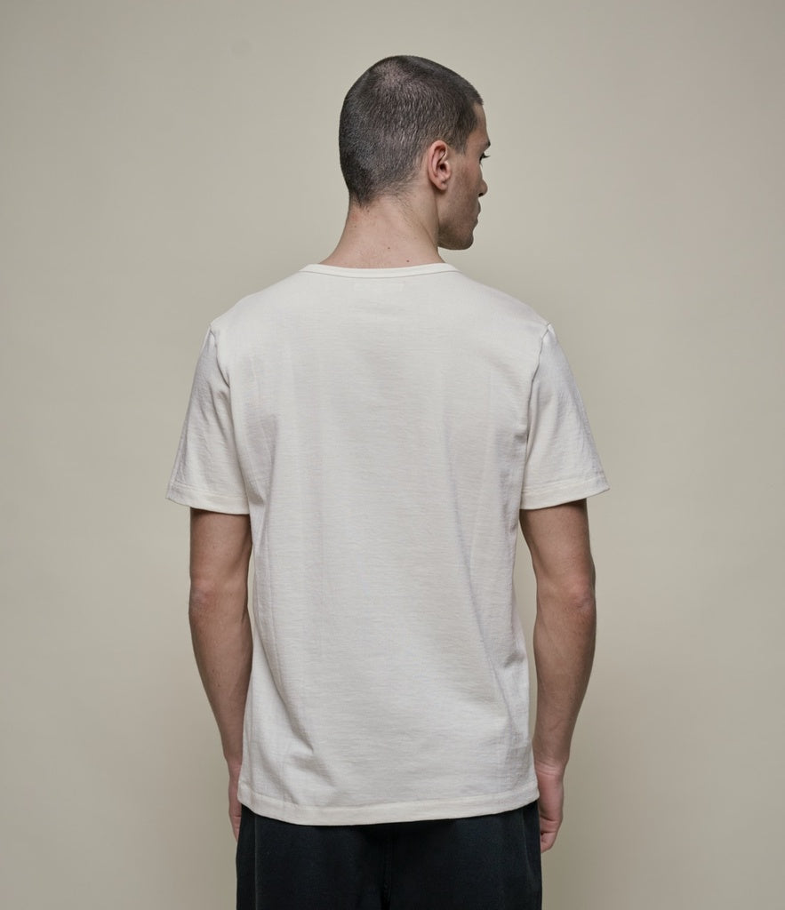 Merz b.Schwanen - 215 LOOPWHEELED TEE - NATURE