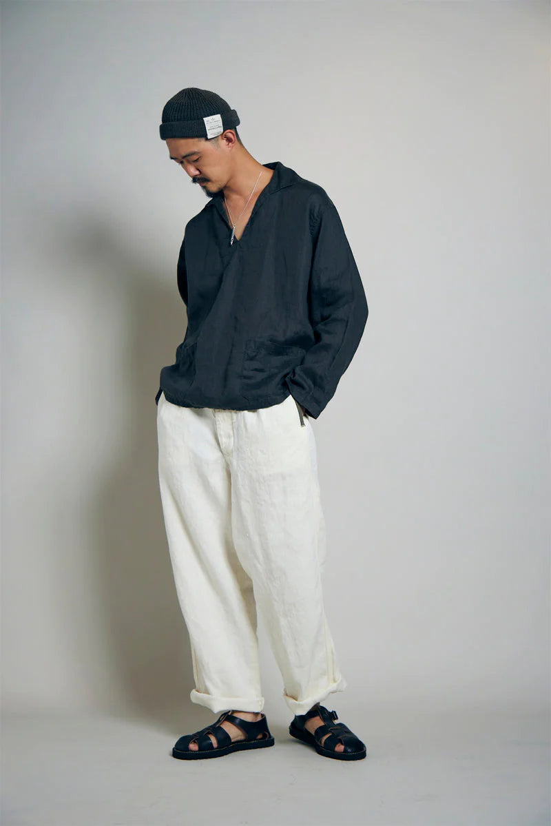 Nigel Cabourn - FRENCH PULLOVER SHIRT - HEMP