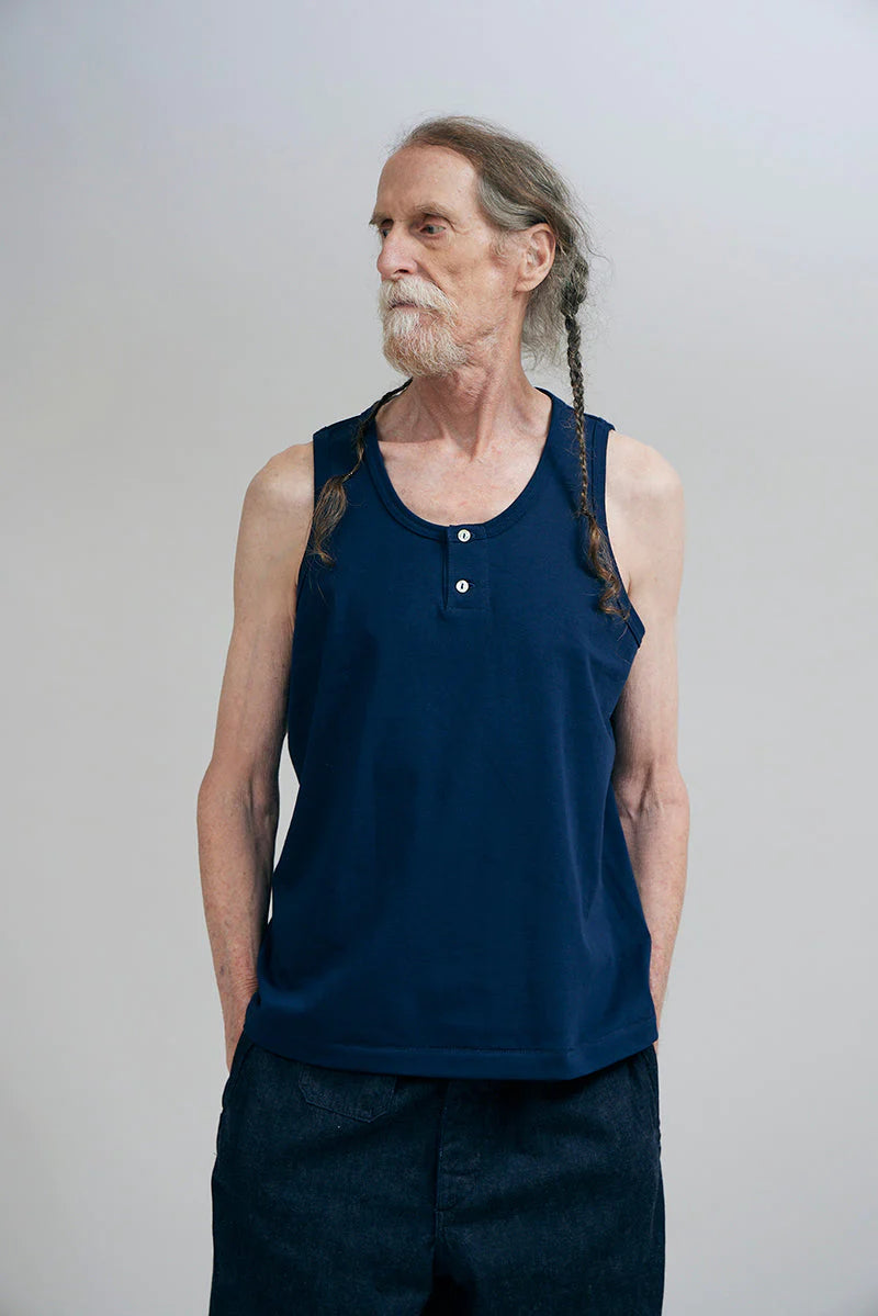 Nigel Cabourn × Merz b.Schwanen - NC tank01.02 - INK BLUE