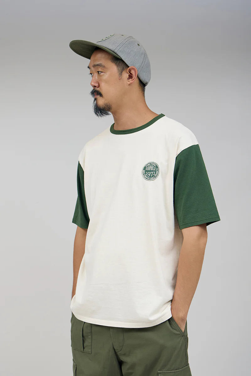 Nigel Cabourn - BASEBALL WAPPEN T-SHIRT