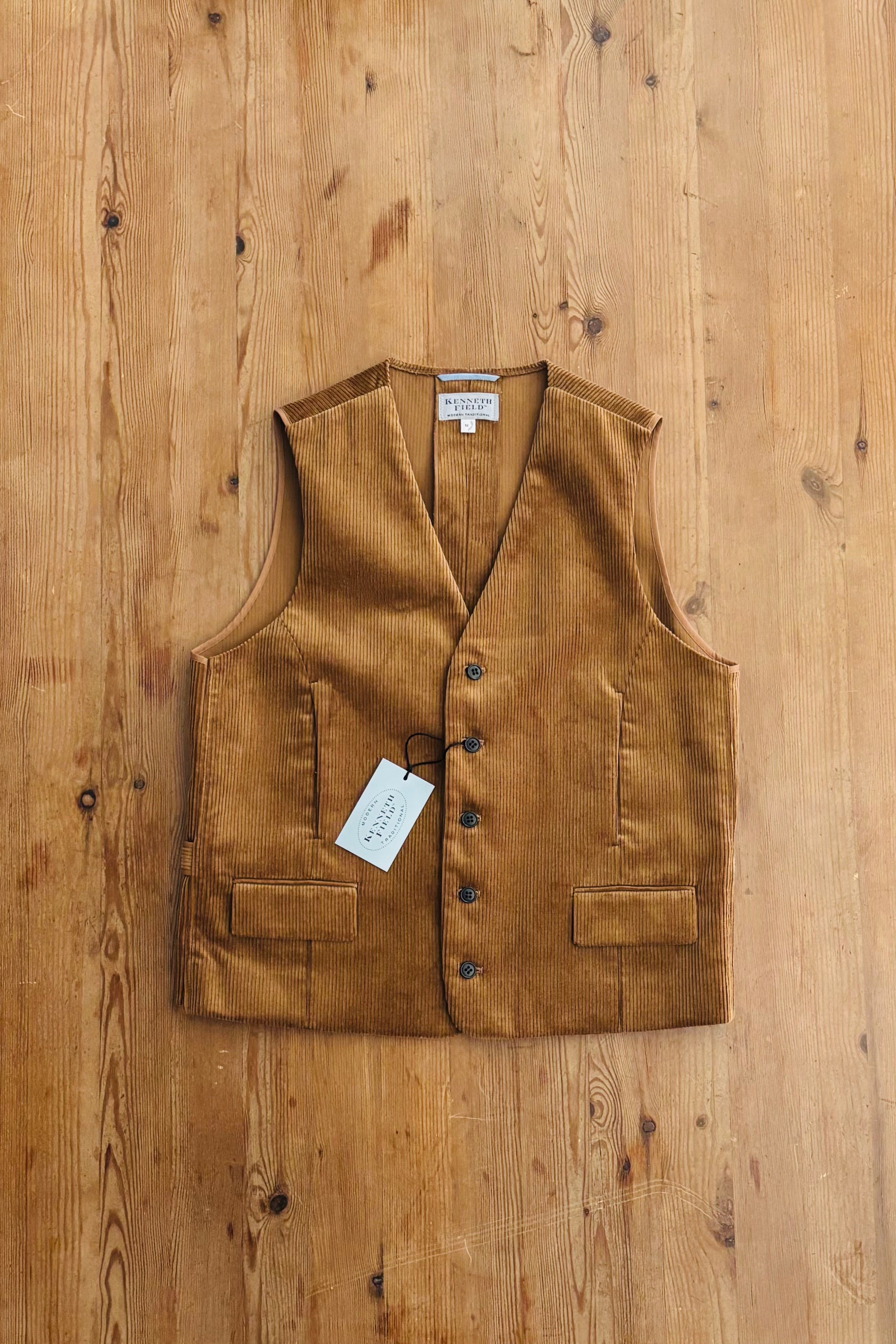 KENNETH FIELD - IRON VEST Ⅱ - 8W CORDUROY