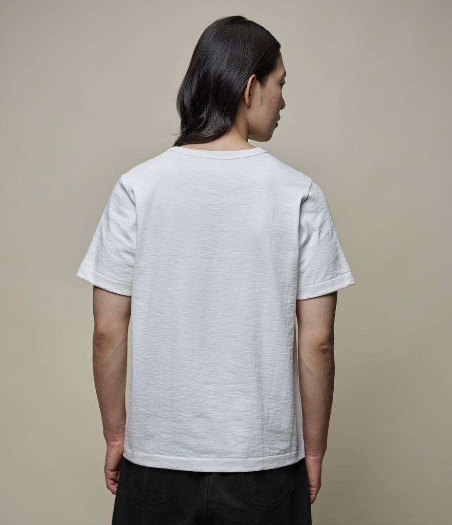 Merz b.Schwanen - 2S14 LOOPWHEELED TEE HEAVY - WHITE
