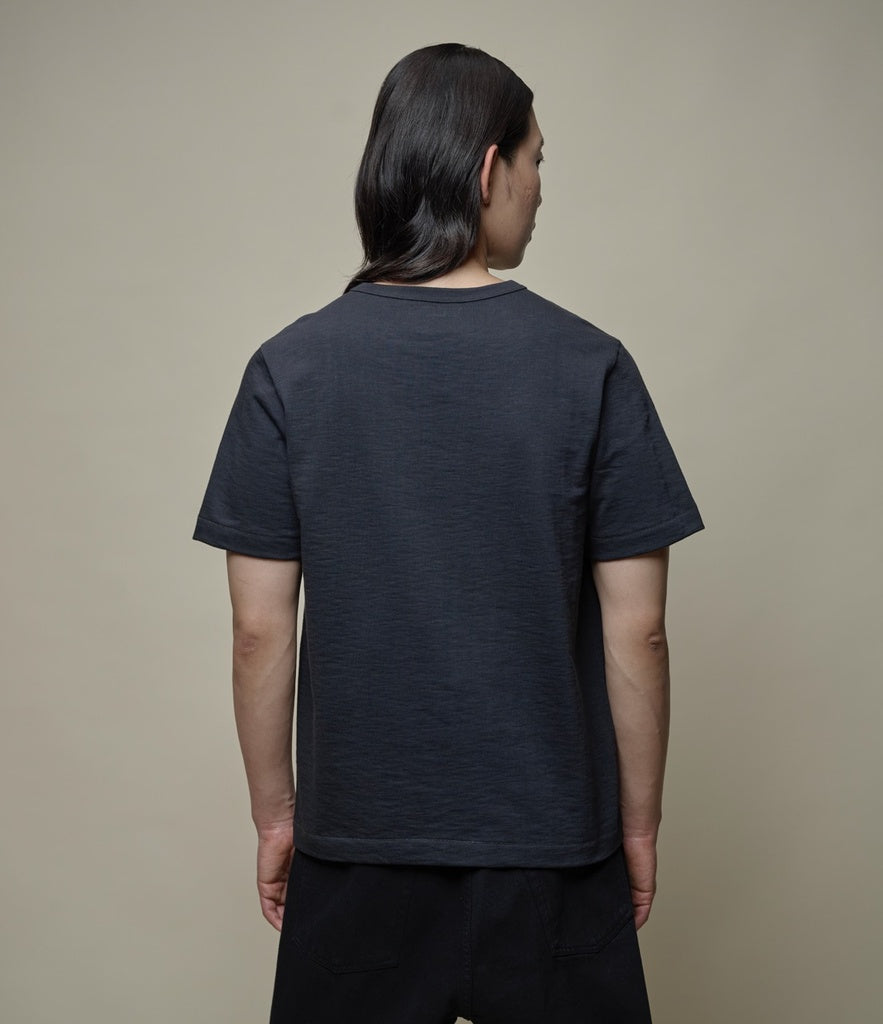 Merz b.Schwanen - 2S14 LOOPWHEELED TEE HEAVY - CHARCOAL