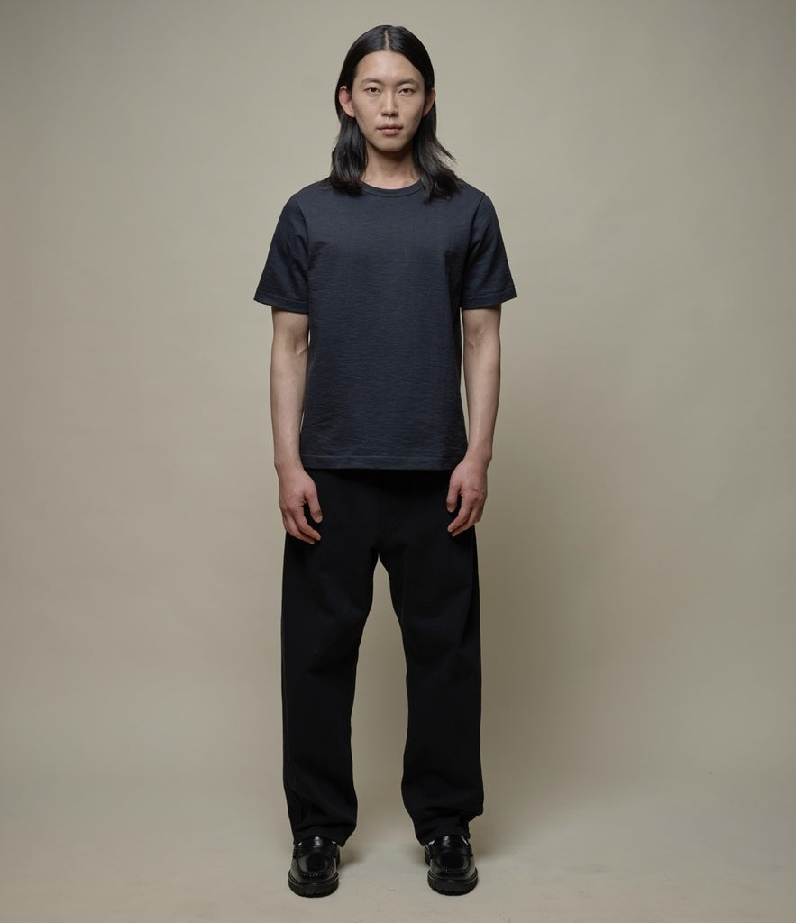 Merz b.Schwanen - 2S14 LOOPWHEELED TEE HEAVY - CHARCOAL