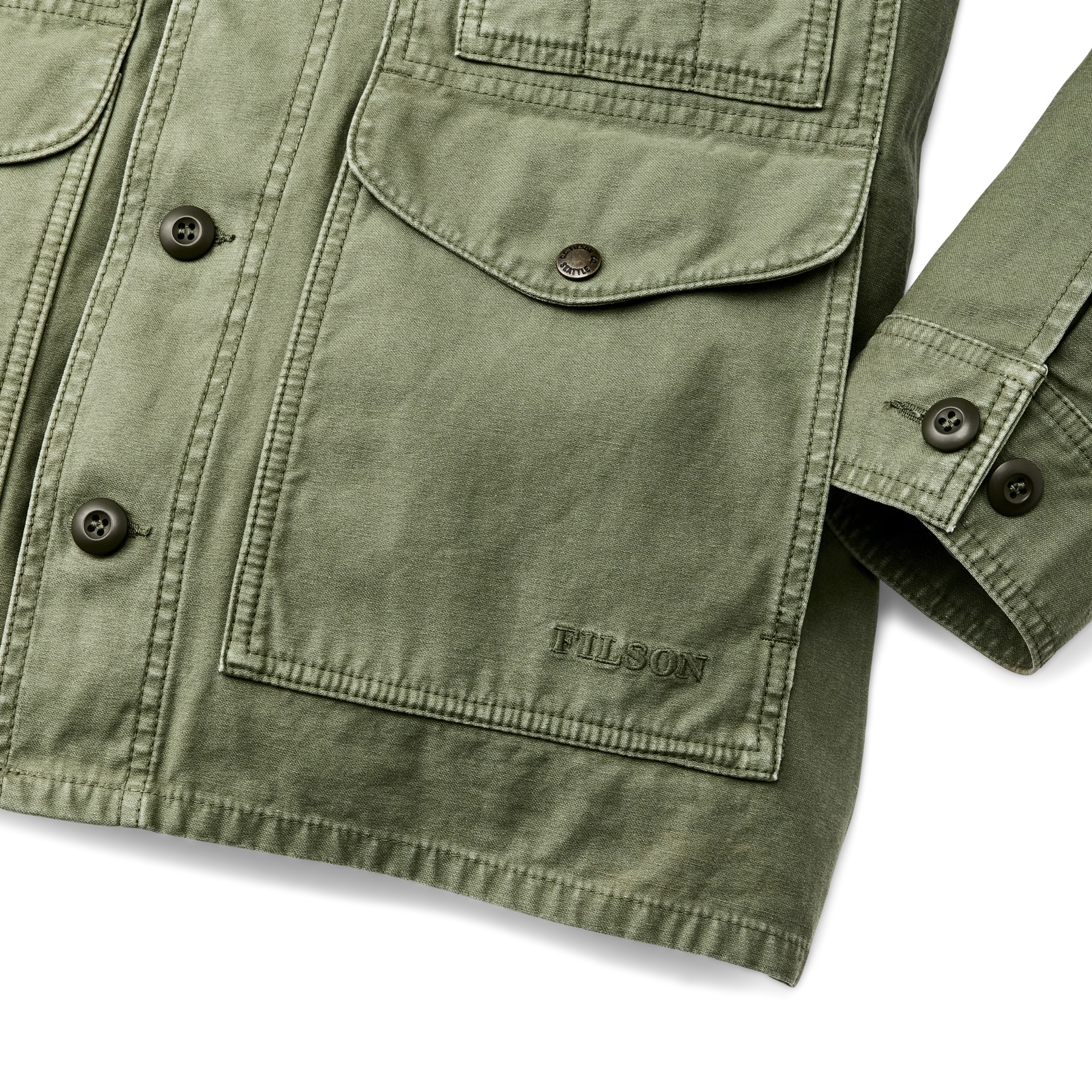 FILSON - FIELD CRUISER JACKET - WASHED FATIGUE GREEN