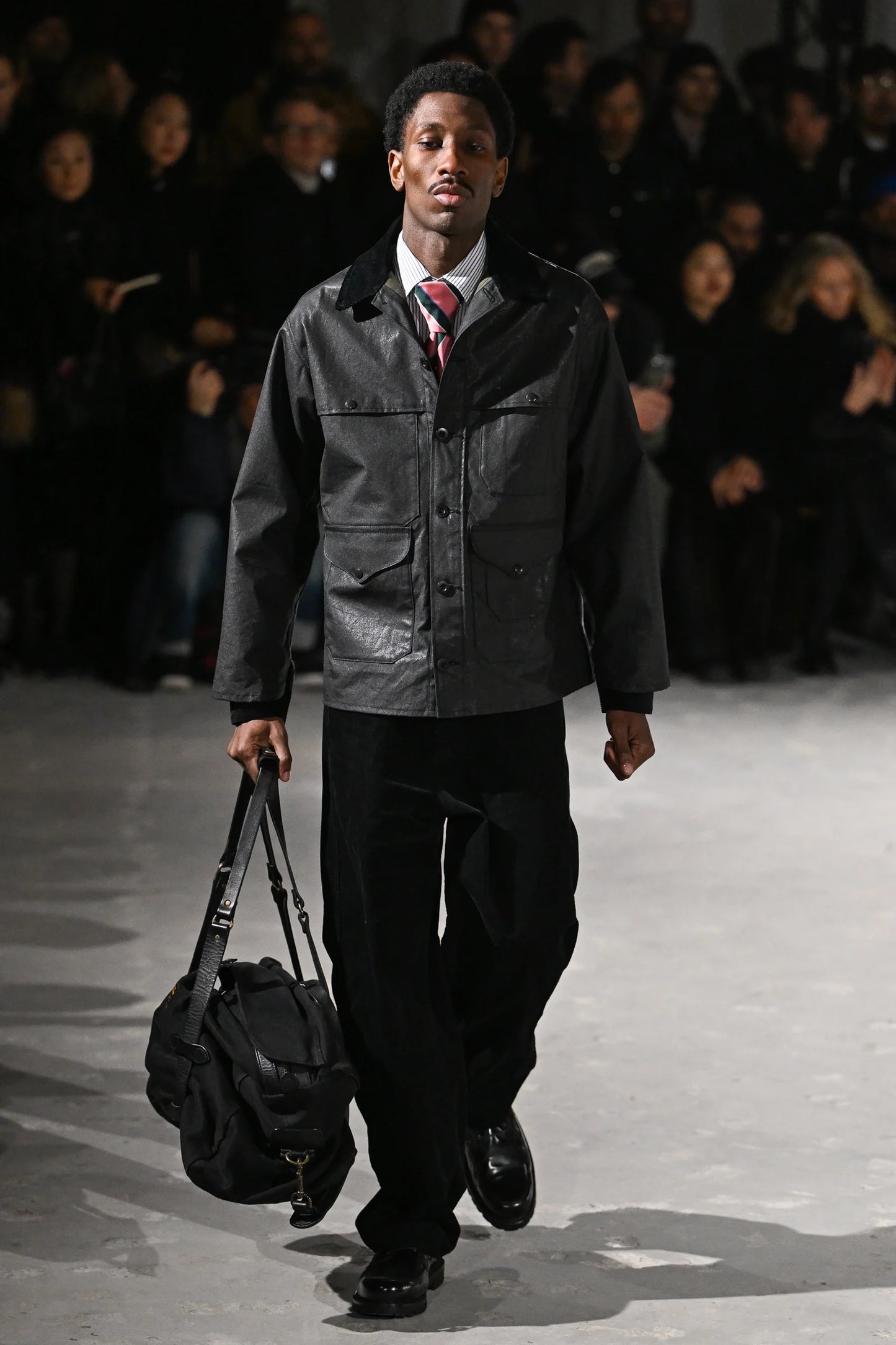 JUNYA WATANABE MAN × FILSON - WP K203 051 BLACK - MEDIUM DUFFLE BAG