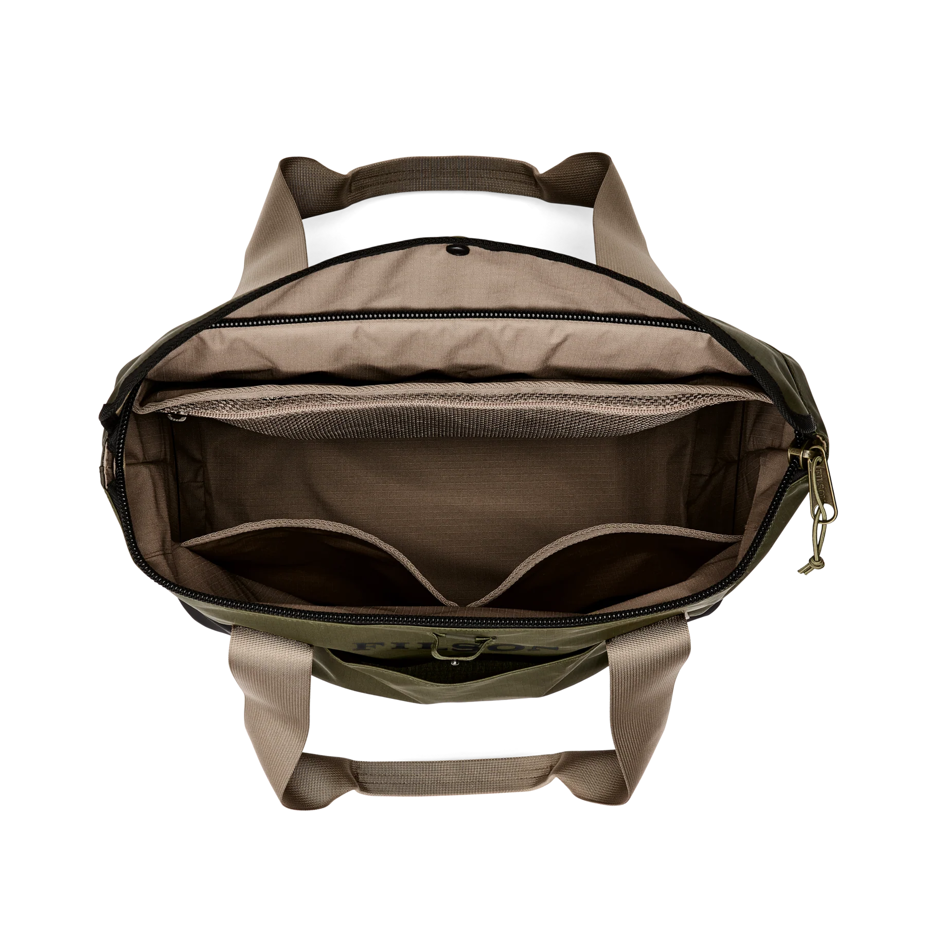 FILSON - SCOUT TOTE BAG - OLIVE / BLACK / COVERT