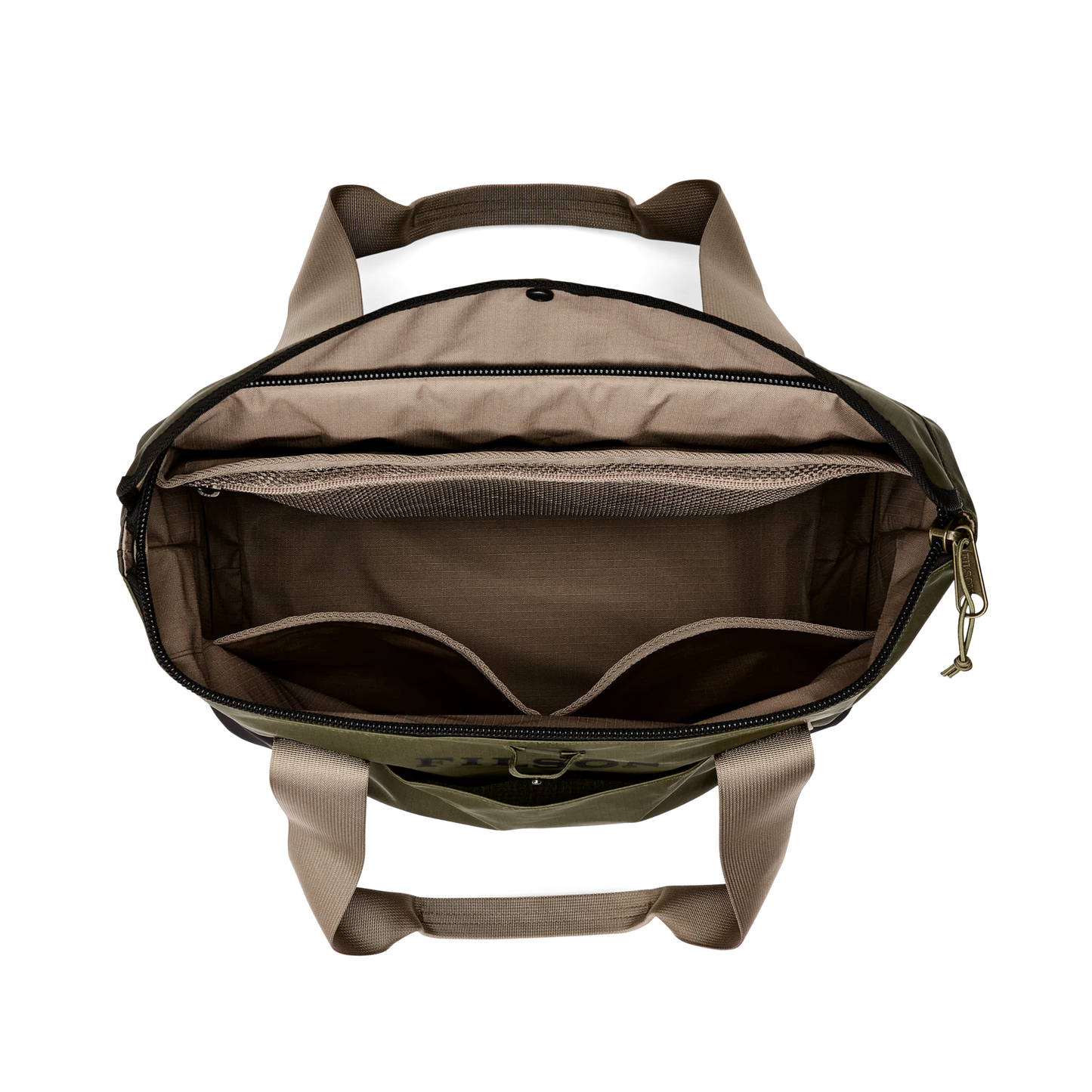FILSON - SCOUT TOTE BAG - OLIVE / BLACK / COVERT