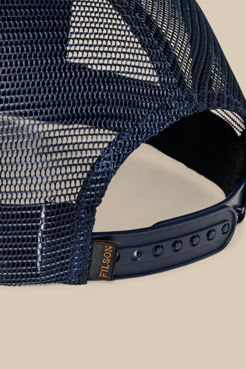 FILSON - LOGGER MESH CAP - NAVY / FOWL FLY