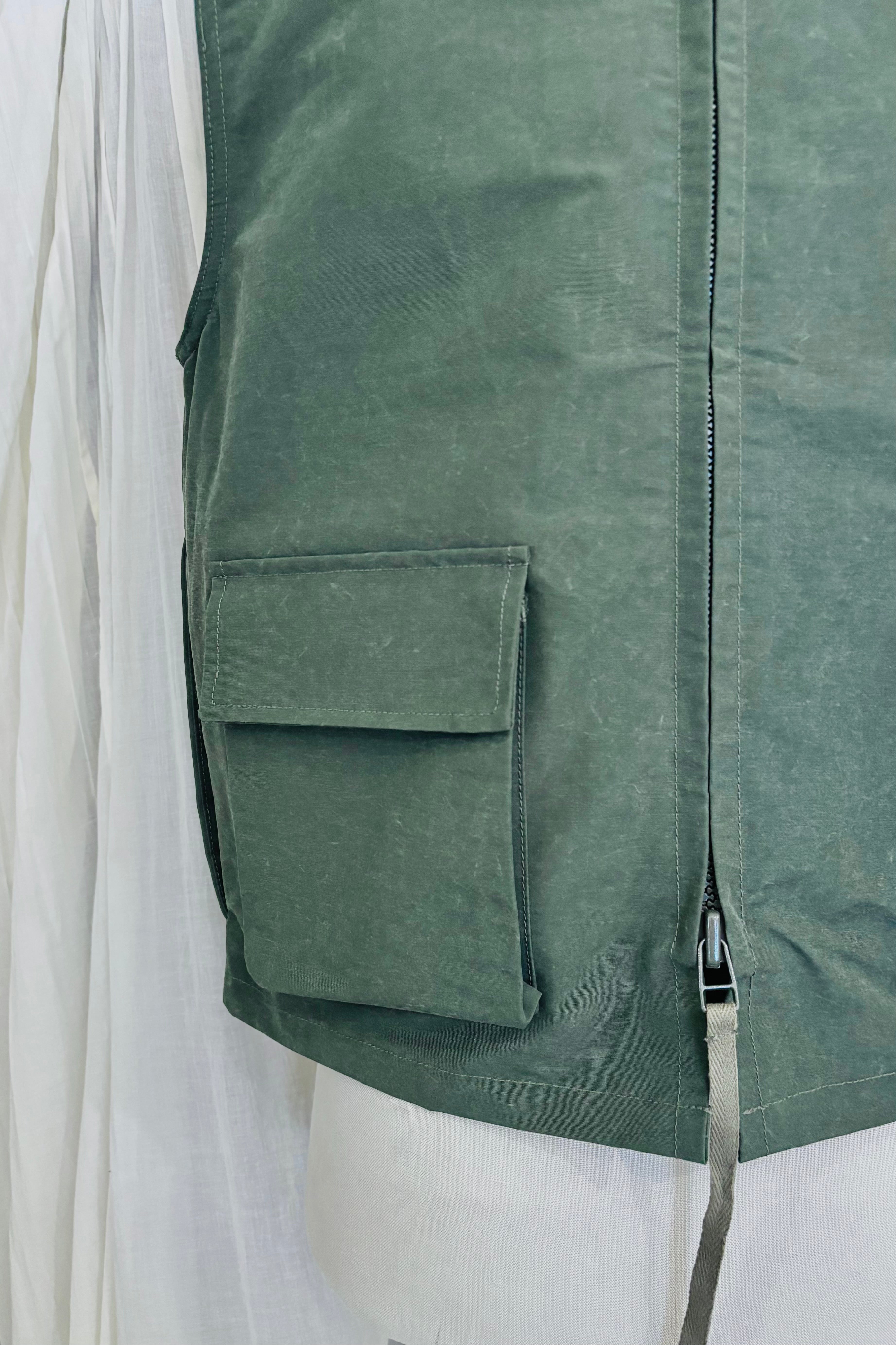 KENNETH FIELD - TROUT HUNTER VEST P/N GROSGRAIN - OLIVE