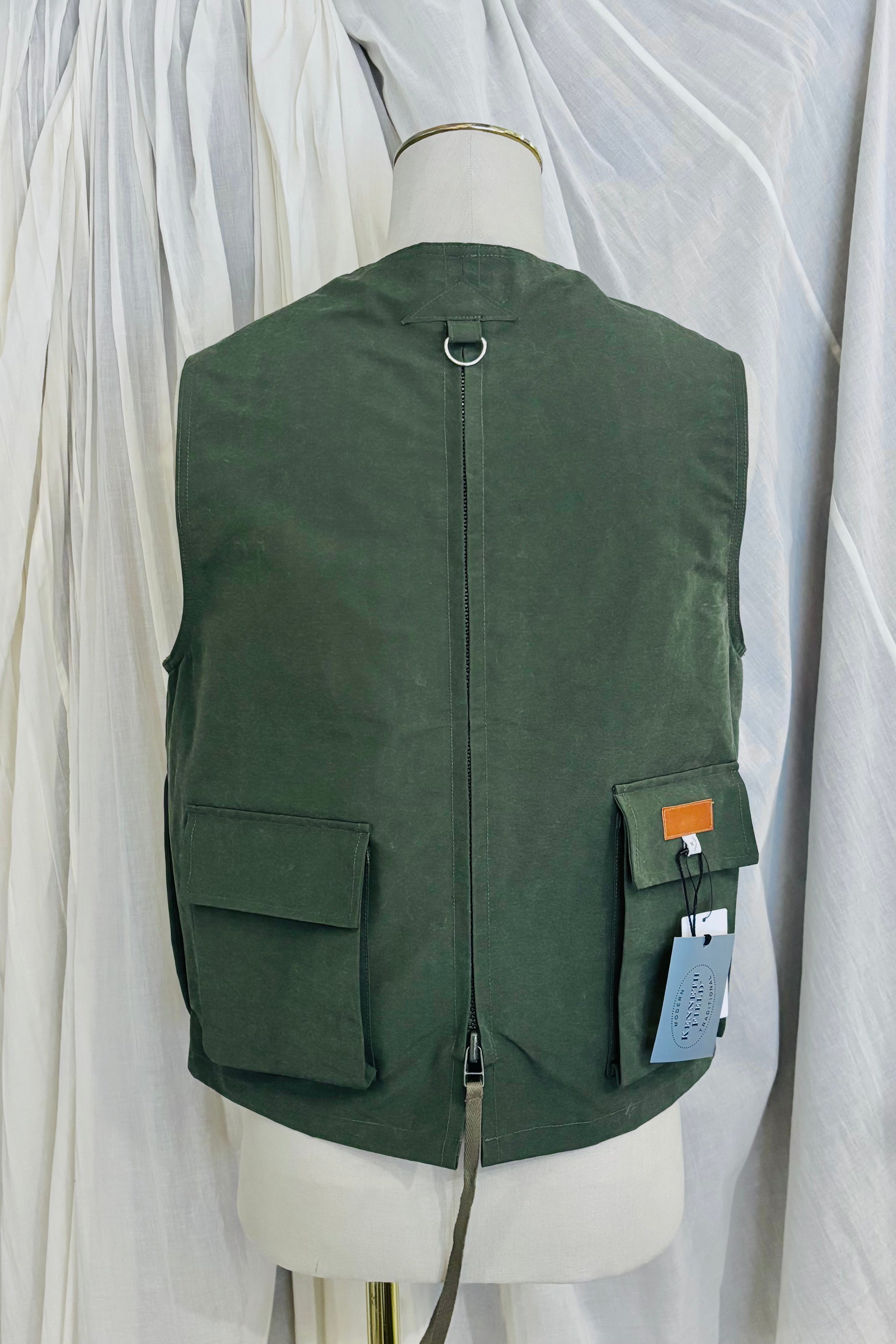 KENNETH FIELD - TROUT HUNTER VEST P/N GROSGRAIN - OLIVE