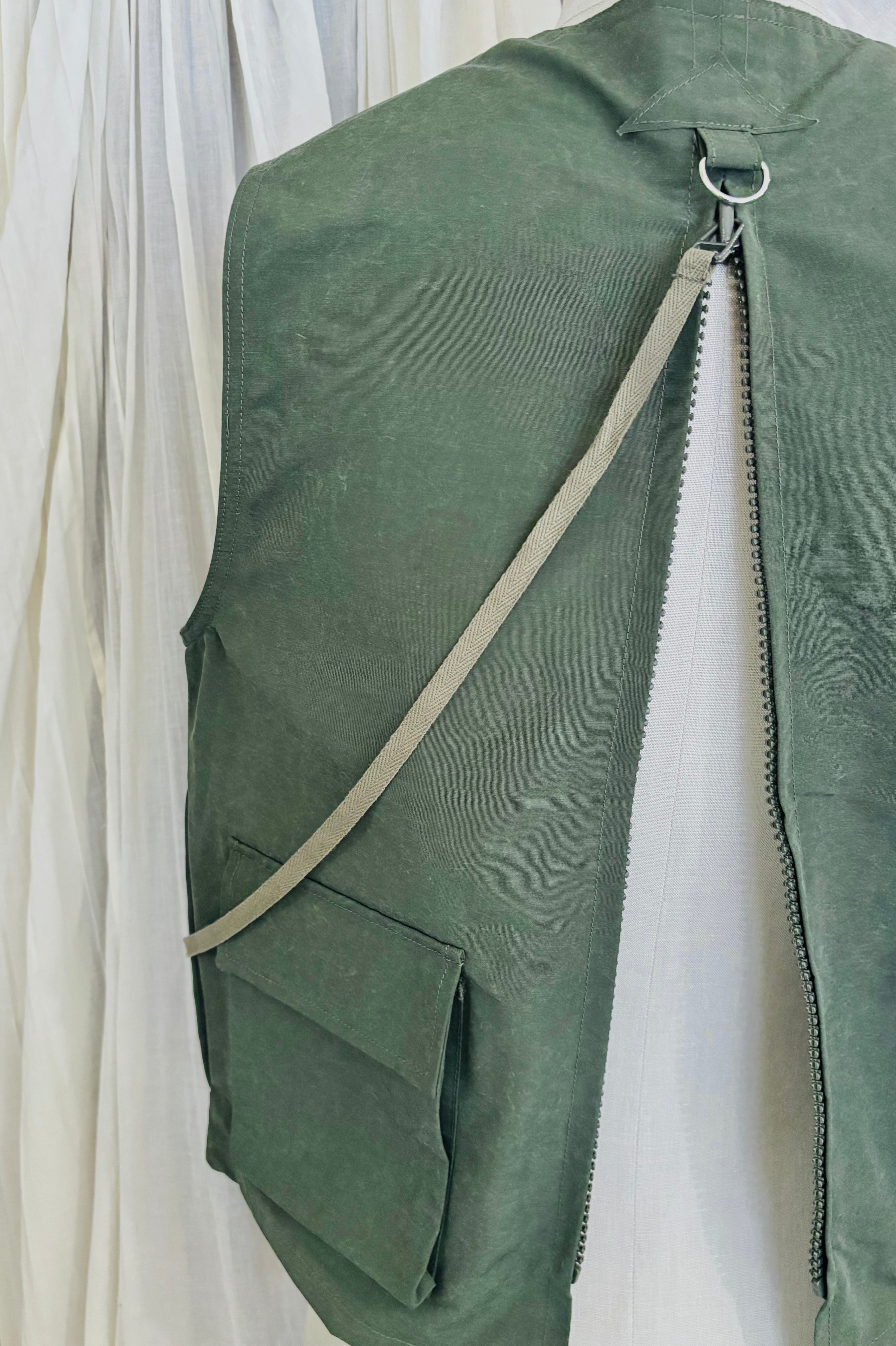 KENNETH FIELD - TROUT HUNTER VEST P/N GROSGRAIN - OLIVE