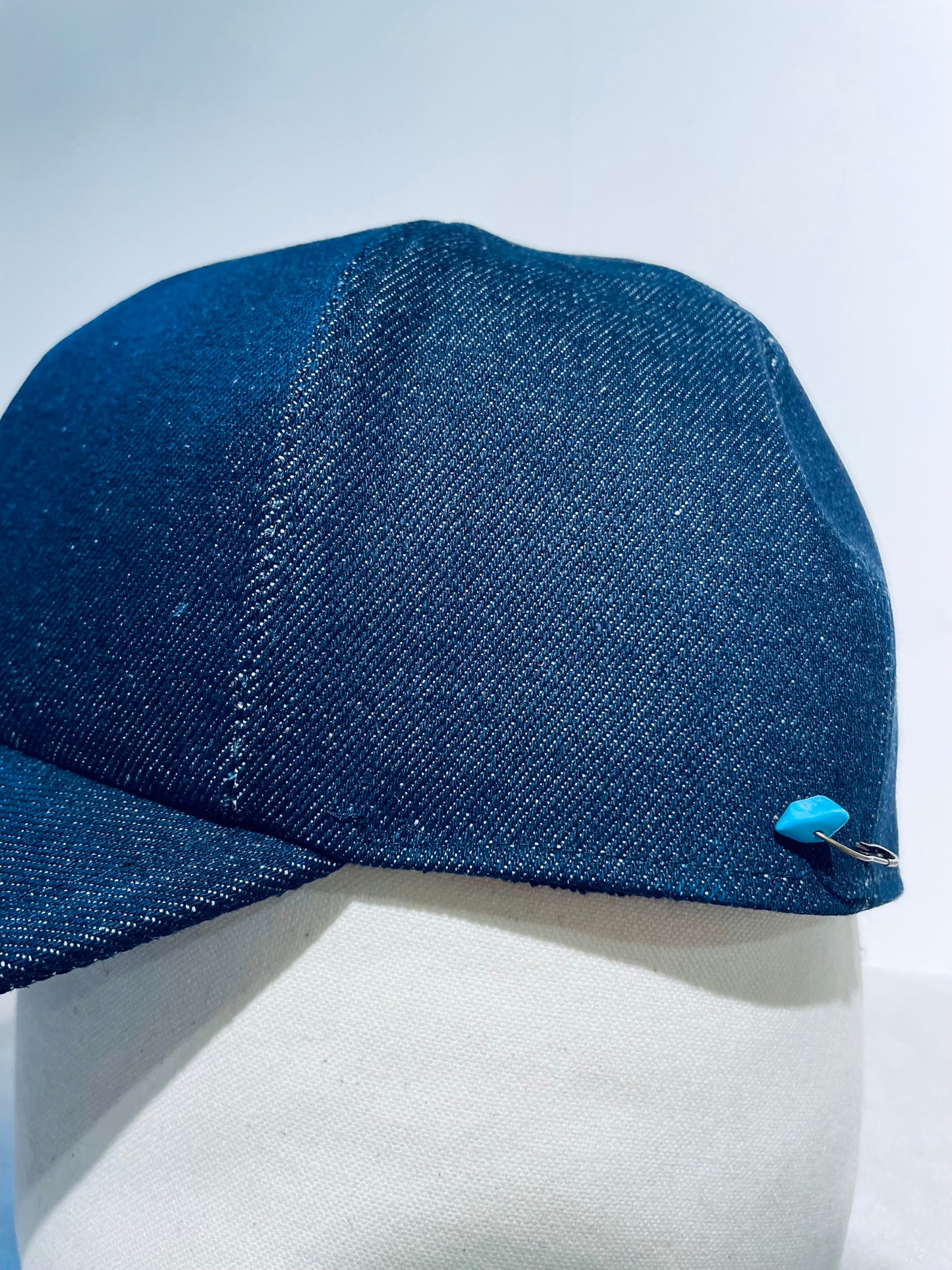 【再値下げ】SUPER DUPER - POKEY DENIM BASEBALL CAP - BLUE RAW
