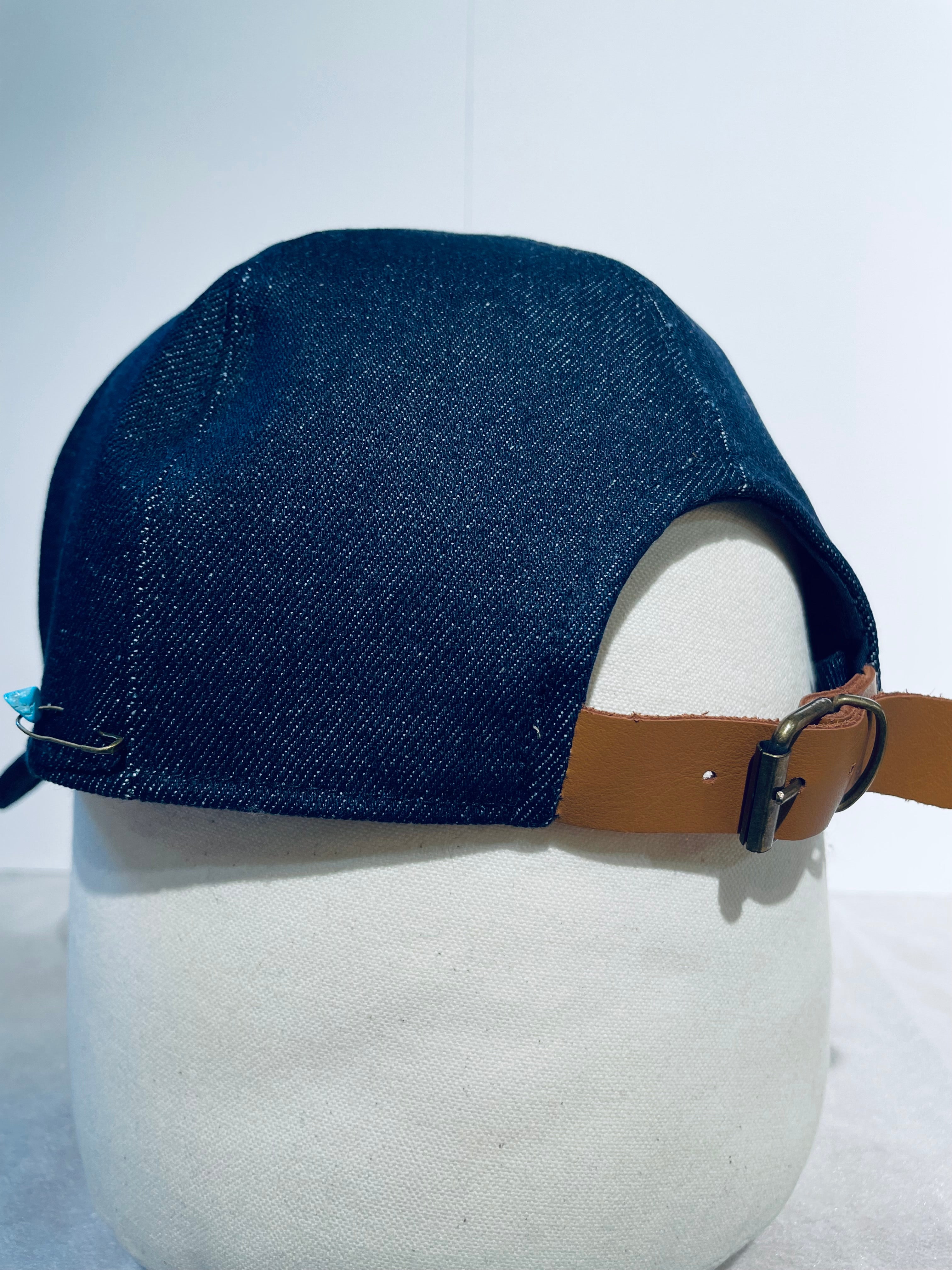 【再値下げ】SUPER DUPER - POKEY DENIM BASEBALL CAP - BLUE RAW