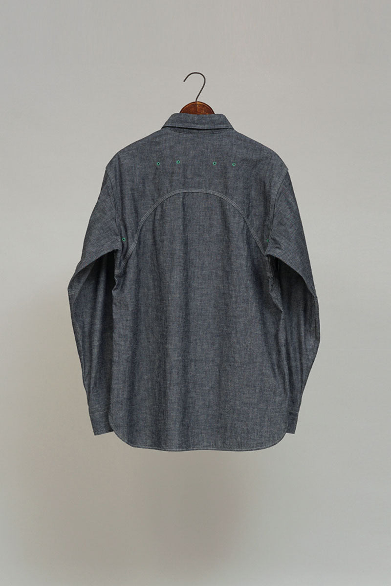 Nigel Cabourn - NEW MEDICAL SHIRT - INDIGO