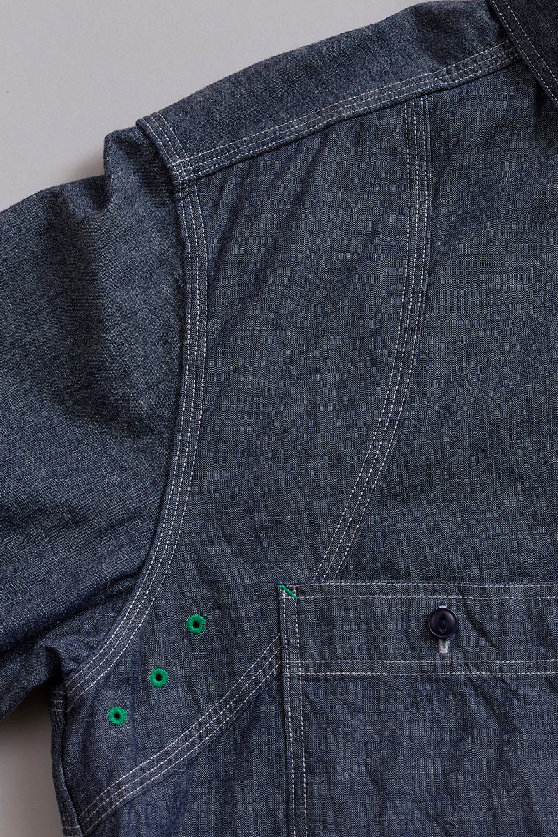Nigel Cabourn - NEW MEDICAL SHIRT - INDIGO