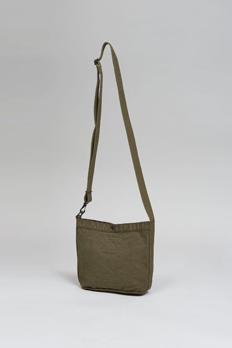 Nigel Cabourn - MAGAZINE BAG GREEN - FRENCH DUCK FABRIC