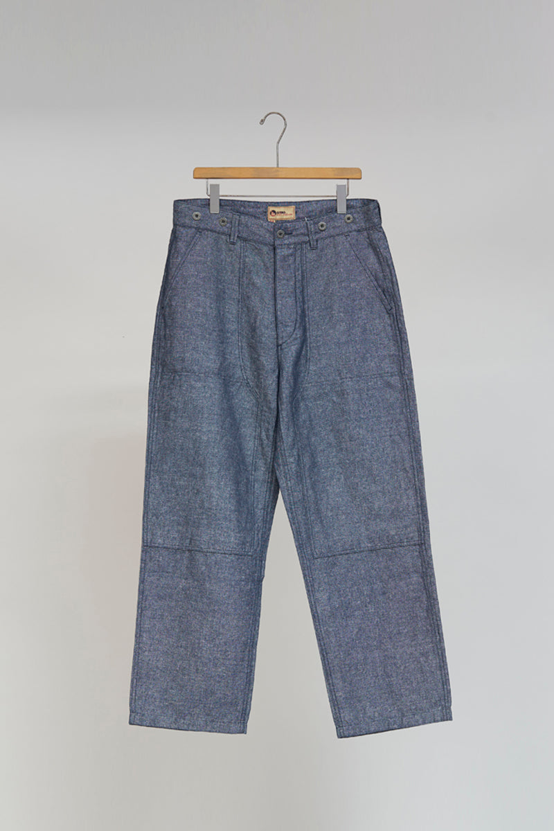 Nigel Cabourn LYBRO - P56 CARPENTER PANT - COTTON LINEN FABRIC