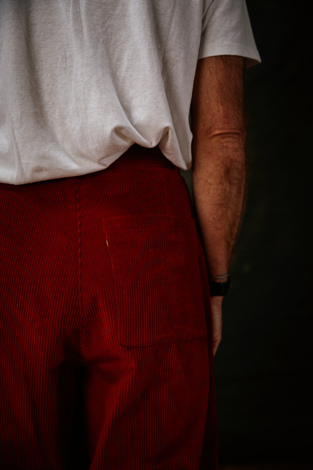 HACKNEY UNION WORKHOUSE - ALFIE TROUSER CORDUROY - RUST