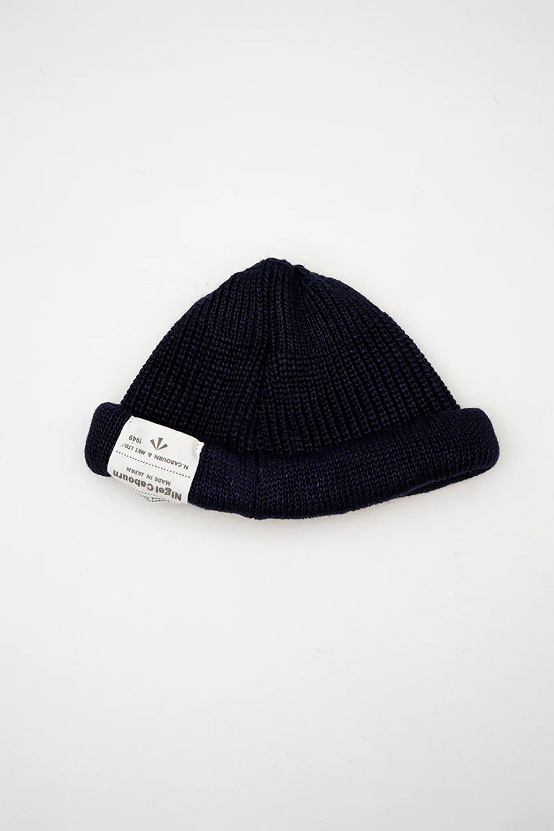 Nigel Cabourn - BEANIE - LINEN SULFUR DYE