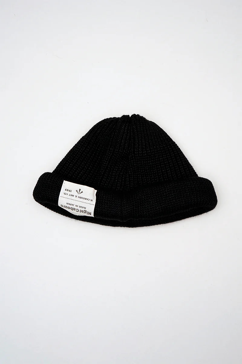 Nigel Cabourn - BEANIE - LINEN SULFUR DYE