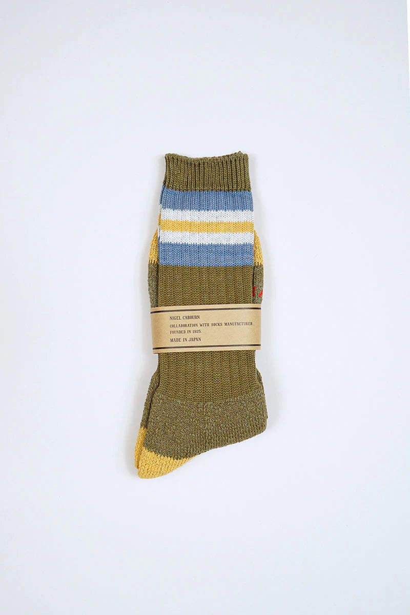 Nigel Cabourn - BORDER SOCKS - 2COLOUR