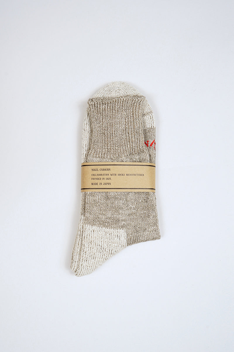Nigel Cabourn - PILE SOCKS - LINEN COTTON