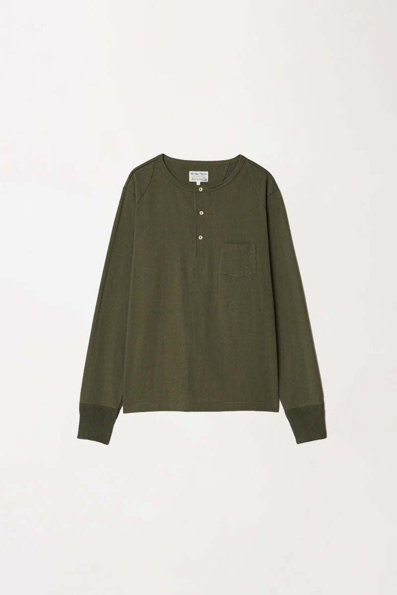 Nigel Cabourn × Merz b.Schwanen - NC Henley01.02 - ARMY
