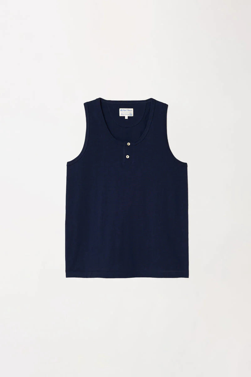 Nigel Cabourn × Merz b.Schwanen - NC tank01.02 - INK BLUE