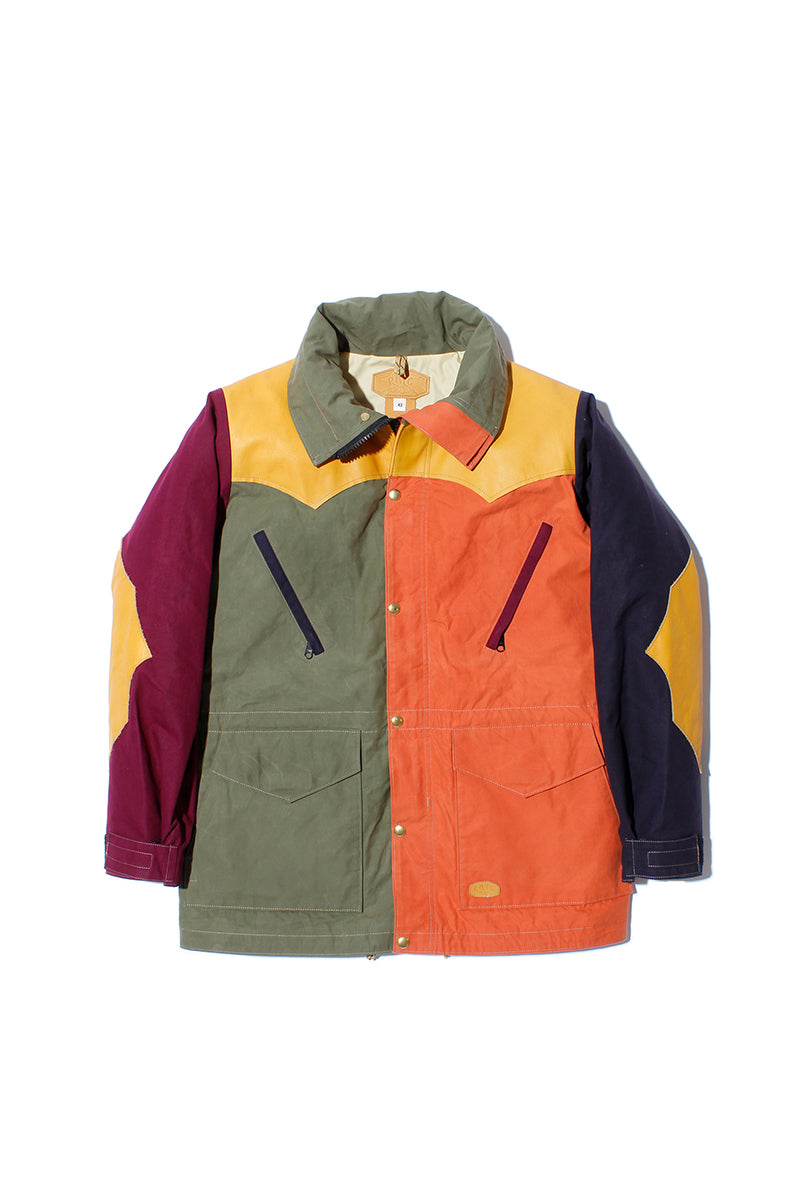 Nigel Cabourn × Rocky Mountain Featherbed - MOUNTAIN PARKA DRY WAX