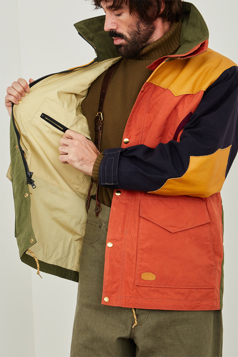 Nigel Cabourn × Rocky Mountain Featherbed - MOUNTAIN PARKA DRY WAX