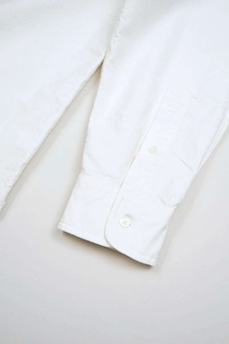 Nigel Cabourn - BRITISH OFFICERS SHIRT TYPE2 OX - WHITE