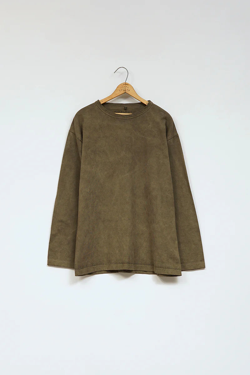 Nigel Cabourn - 9.5oz 40s USMC LONG SLEEVE SHIRT - PIGMENT