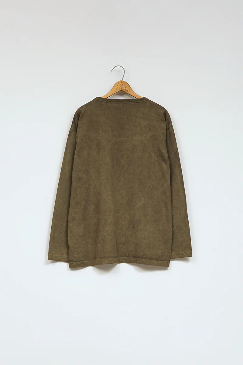 Nigel Cabourn - 9.5oz 40s USMC LONG SLEEVE SHIRT - PIGMENT