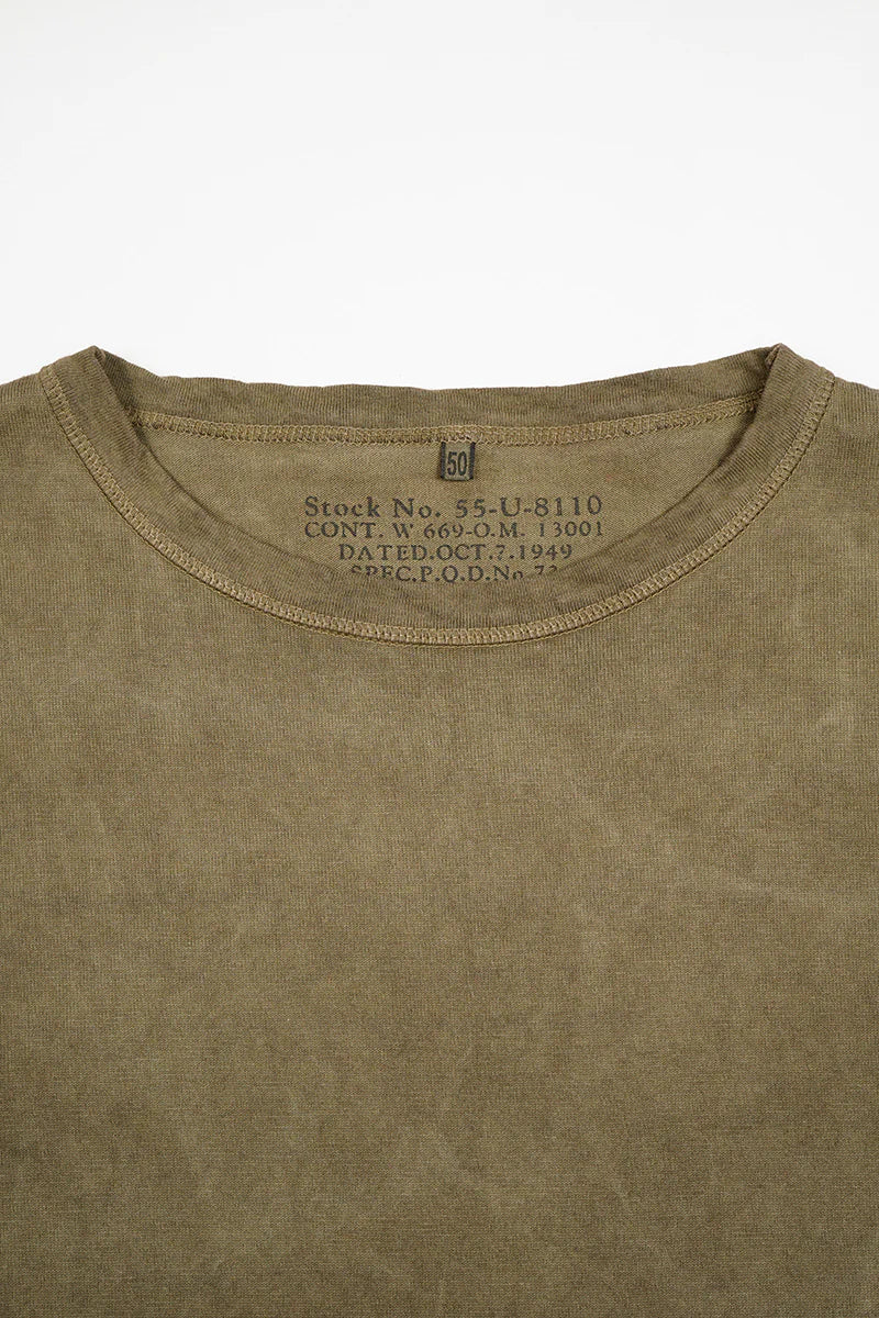 Nigel Cabourn - 9.5oz 40s USMC LONG SLEEVE SHIRT - PIGMENT