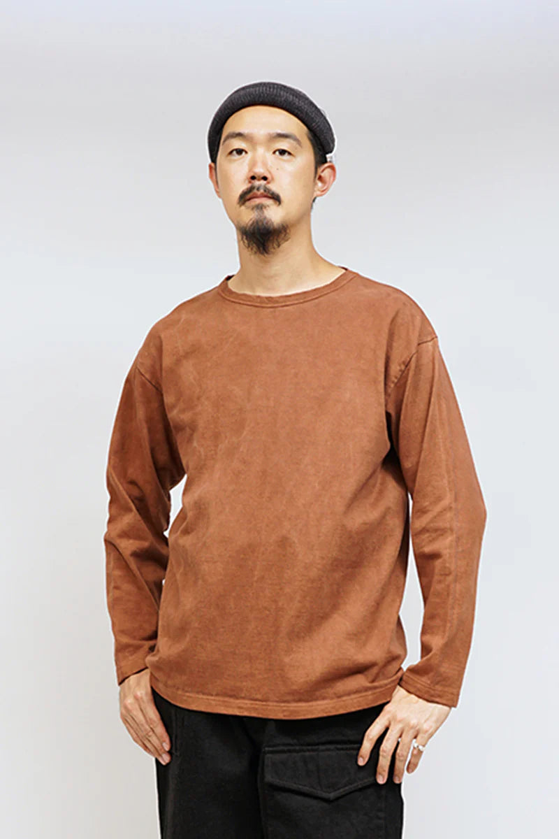 Nigel Cabourn - 9.5oz 40s USMC LONG SLEEVE SHIRT - PIGMENT