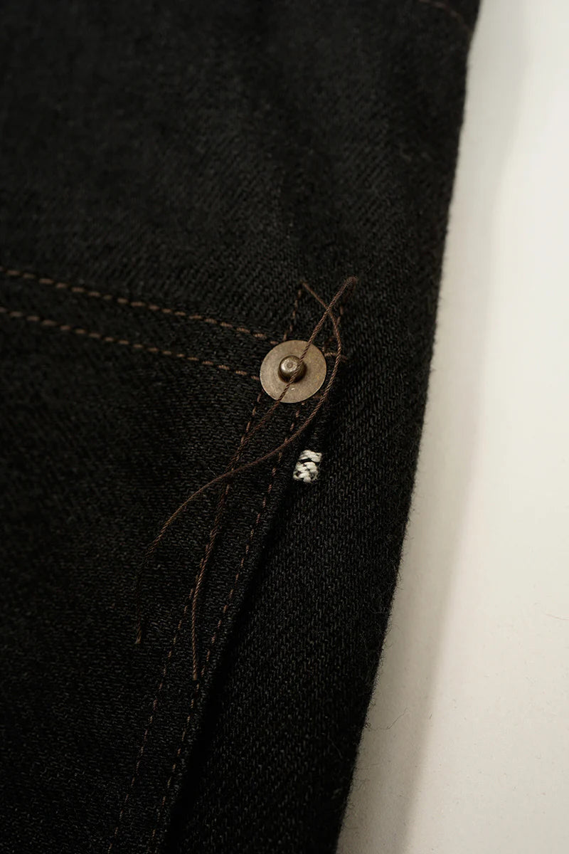 Nigel Cabourn - RAILMAN DENIM PANT - BLACK DENIM