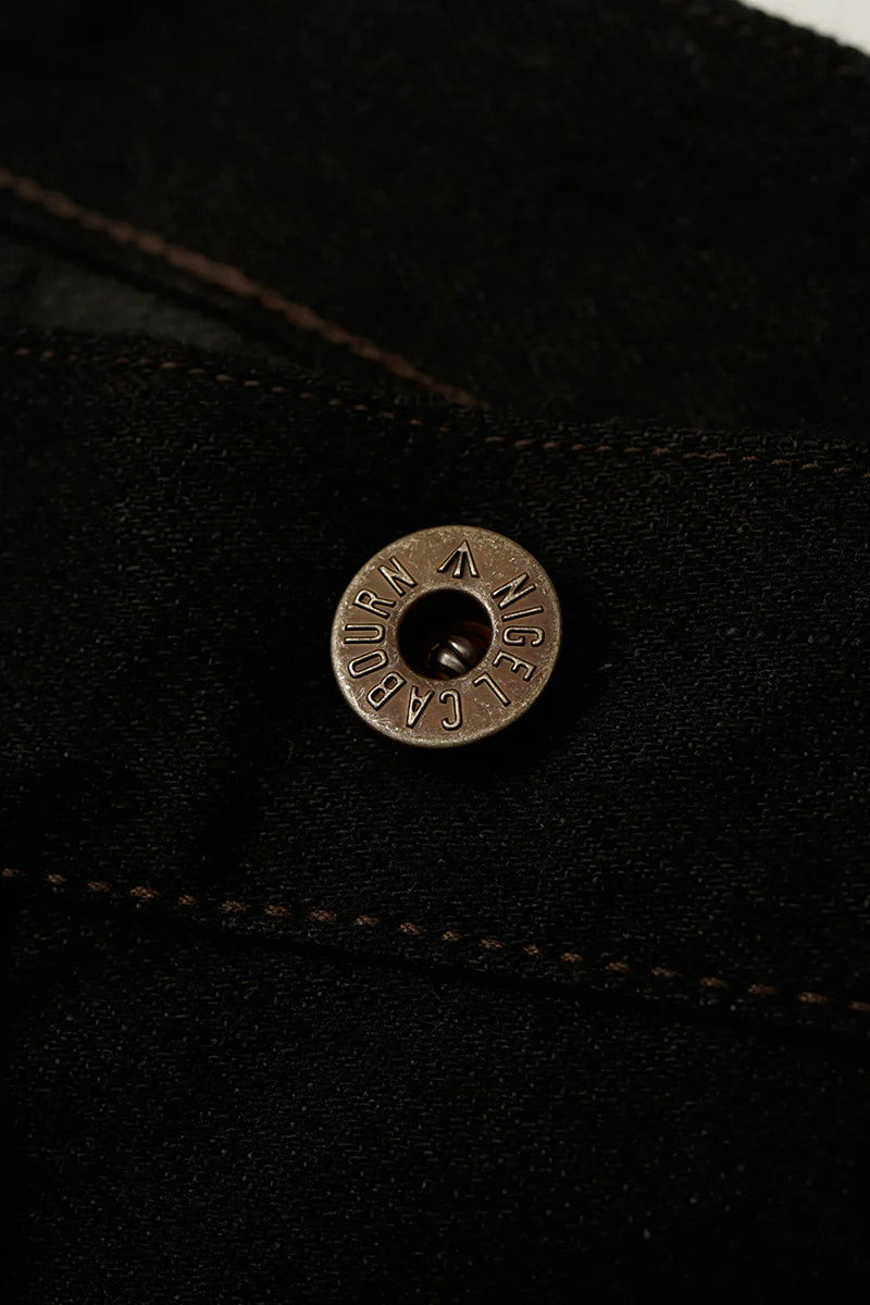 Nigel Cabourn - RAILMAN DENIM PANT - BLACK DENIM