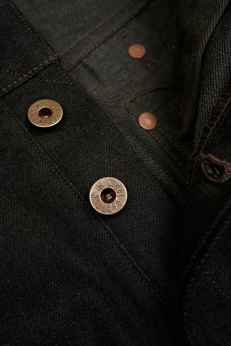Nigel Cabourn - RAILMAN DENIM PANT - BLACK DENIM
