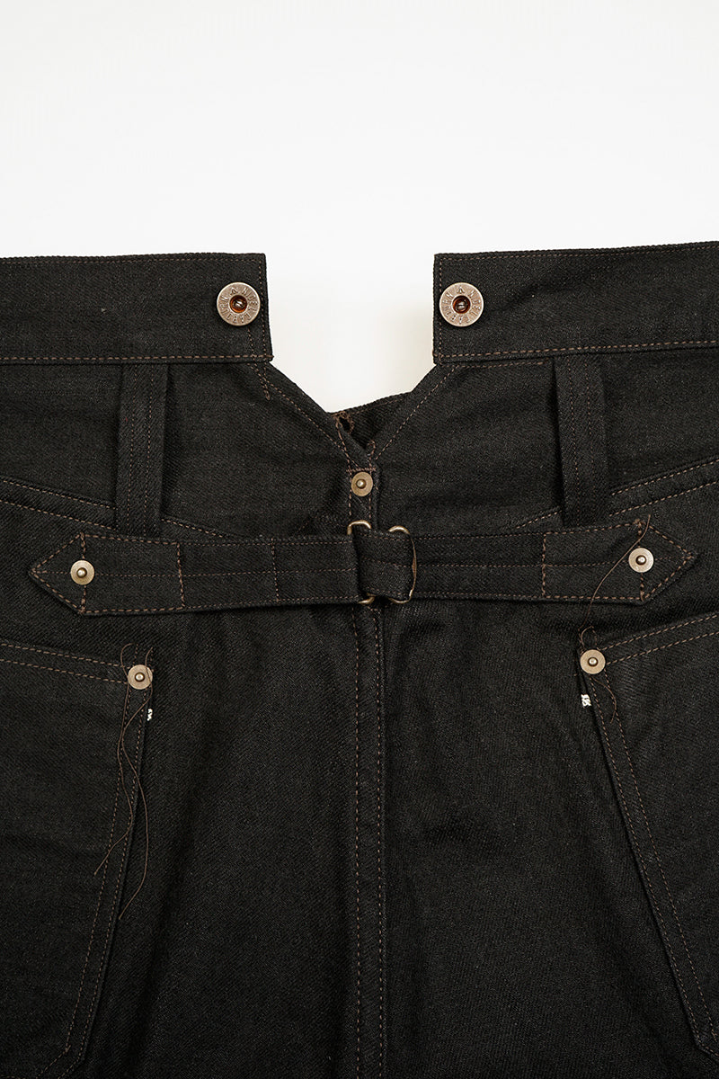 Nigel Cabourn - RAILMAN DENIM PANT - BLACK DENIM
